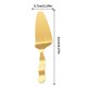 thumbnail image 3 of Fiudx Cortador de Pasteles de Acero Inoxidable, Cuchillo Espátula Dentado Dorado, Duradero y Fácil de Limpiar, Versátil para Servir Pizza, Pasteles y Repostería, Elegante Accesorio de Cocina, Esencia, 3 of 5