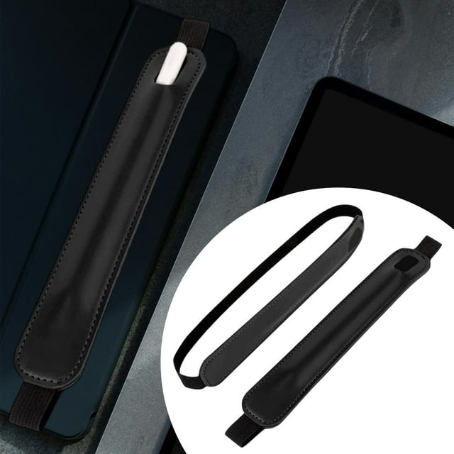 BELOVING 2 Pieces Stylus Holders Convenient Easy to Use Dust Protection Elastic Cases Black