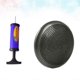 thumbnail image 4 of 34cm Grey Inflated Stability Wobble Cushion Thick Core Balance-Disc Wiggle Seat with Random Color Air Inflator for Enhancing Strength Pain Relieving, 4 of 4