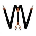 thumbnail image 2 of Men’s 4 Metal Clip Elastic Wide Suspenders Perfect For Both Casual&Formal, 2 of 4