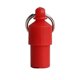 thumbnail image 1 of 1 colgante de dirección antipérdida para mascotas, etiqueta de identificación con nombre para perro y gato, tubo de almacenamiento para tarjeta de identidad, accesorios para perros y gatos, rojo 7, 1 of 5