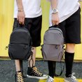 thumbnail image 4 of Qarigey Bolsa de pecho compacta: liviana y estable para trotar y andar en bicicleta No es fácil de deformar Bolsa de hombro Bolsas de mensajero y de hombro Negro, 4 of 6