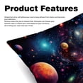 thumbnail image 2 of Galactic Space Luxurious Velvet Decorative Throw Pillow Covers - Set of 2, Unique Patterns, Available in 16x16, 18x18, and 20x20 Inches for Various Occasions, 2 of 6