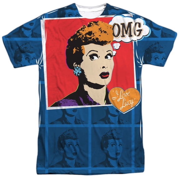 I Love Lucy - Omg - Short Sleeve Shirt - Large