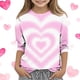 thumbnail image 1 of Blusas y camisas de cuello redondo y manga corta con estampado para niños, blusa de cuello redondo y manga tres cuartos, blusa de poliéster para niños de talla mediana, 1 of 5