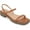 Brown, variant on Journee Collection Womens NYLAH Faux Leather Square Toe Platform Sandals