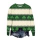 thumbnail image 4 of Camiseta de Cuello Redondo Suelta de Manga Larga Impresa Del Día de San Patricio de Otoño de Moda, Camisetas de Trabajo Casuales para Mujeres, 4 of 7