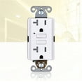 thumbnail image 5 of Faith 20A GFCI Outlets, Slim, Tamper-Resistant GFI Receptacles, White, 3 Pack, 5 of 5
