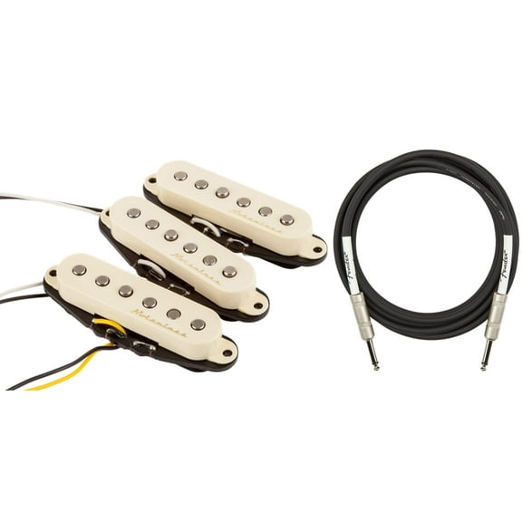 Fender Vintage Noiseless Stratocaster Pickups w/ Instrument Cable
