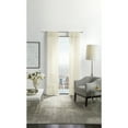 thumbnail image 2 of Martha Stewart Glacier Curtain Panel Pair, Ivory, Pole Top, Sheer, Indoor, Adult, 2 Piece Set, 50" x 84", 2 of 7