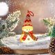 thumbnail image 5 of Seyotauo Christmas Light Up Gnome Tabletop Decoration, Polyester Lighted Santa Snowman Reindeer Figurine, Figurine Decor for Party Home Office Xmas Ornaments Christmas Tree Decor, 5 of 6