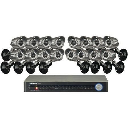 Lorex 16 Channel DVR with 16 HDMI Security Camera