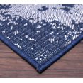 thumbnail image 4 of Abstract Vintage Rug - 7 ft. 10 in. x 10 ft., Navy, Indoor/Outdoor Area Rug with Distressed Pattern, Stain Resistant, Washable Rug | Stylish Area Rugs, 4 of 8