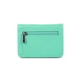 thumbnail image 2 of Cartera Karla Hanson de piel con bloqueo RFID, color aguamarina, 10 x 7 x 2 cm, 2 of 4