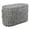 C#03, variant on Woven Storage Basket, Water Hyacinth Toilet Paper Holder Bathroom Organizer Narrow Covered Magazine Bin with Lid for Home Decor, Gray, 1 Pack