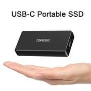 250G Mini Portable External Solid-State Drive USB 3.1 Black SSD Hard Drive