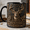 Black, variant on Hunting Dad Mug 3D Effect Deer Hunter Mug for Dad, Outdoorsman Coffee Cup Gift