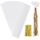thumbnail image 1 of Pretzel Bags, 2x10 Inches Clear Cellophane Pretzel Rod Bags,Pretzel Treat Bags With Ties,100Pcs, 1 of 4