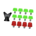 thumbnail image 2 of Pieles de zapatos de zapatos de fútbol de 12 piezas Caballeros de rugby M6 Spikes de zapatillas de fútbol para zapatillas de fútbol para zapatillas de Verde 8 mm rojo 11 mm, 2 of 8