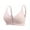 Pink, variant on Women's Seamless Front Zipper Large Stretch Fixed Cup Lift Plus Size Bra Without Underwire Sports Bra with Support Women's Sports Bras Women Sports Bra High Support Large Bras for Women Support Sports