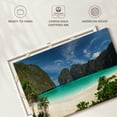 thumbnail image 6 of Elephant Stock Phi Phi Island Beach Wall Art - Horizontal Canvas Wall Art - Living Room Wall Decor - Beach Canvas - Beige And Turquoise Decor - 30" x 20", 6 of 8