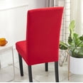 thumbnail image 5 of Dining Chair Stretch Slipcover Wedding Party Decor Seat, Home Chair Covers Set of 4, Parsons Chair Slipcover Chair Covers for Dining Room, Stretch Furniture Protector Covers for Restaurant Hotel Cerem, 5 of 9