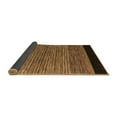 thumbnail image 2 of Ahgly Company Indoor Round Oriental Brown Modern Area Rugs, 3' Round, 2 of 4