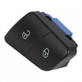 thumbnail image 2 of 3C0962125B, Black Blue High Accuracy Door Lock Switch Central Door Lock Button Plastic  For Auto Replacement For B6 3C 2006-2011 LHD, 2 of 8