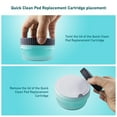Clark Shaving Co. Quick Clean Pod Replacement Cartridge Compatible with