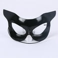 thumbnail image 4 of Disfraz de Halloween,Máscara de gato de media cara,máscara de de Halloween,Accesorios para disfraces de mujer con máscara de gato,Accesorio para disfraz de máscara de Cat Woman, 4 of 8