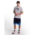 thumbnail image 6 of AND1 Men's and Big Men's All Court Colorblock Short, 11" inseam, up to Size 5XL, 6 of 6