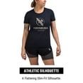 thumbnail image 5 of Hayabusa Women's VIP T-Shirt - Logo Graphic, Cotton Blend, Athletic Cut - Midnight, X-Small, 5 of 6