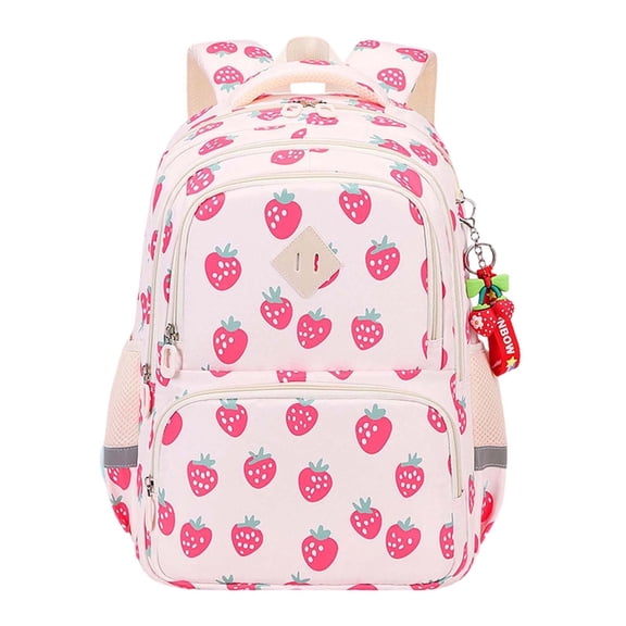 Fgnfyis Backpack for Kids Elementary Students Water Large Capacity Casual Daypack Ages 7 18 School Backpack Beige