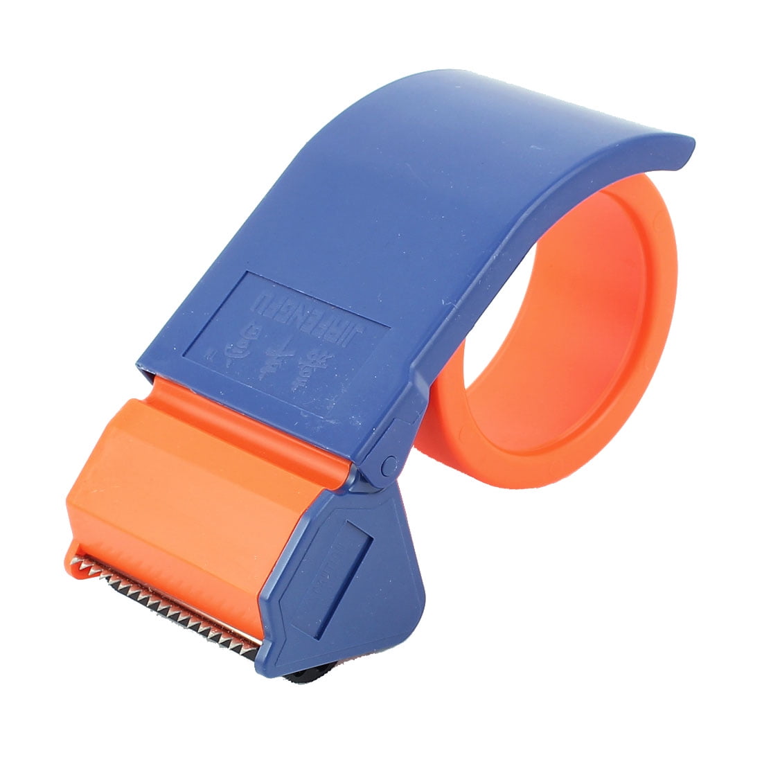 Plastic Packing Packaging Handheld Roller Tape Dispenser Blue Orange
