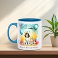 thumbnail image 5 of Happy Birthday to English Springer Spaniel Kitten Party Balloons Cake 11oz Accent Two-tone Mug Springers Dog Lover Gifts Coffee Tea Cup - 00027, 5 of 5