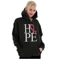 thumbnail image 4 of Hope Pink Ribbon Breast Cancer BCA Hoodie Sweatshirt Women Brisco Brands S, 4 of 6