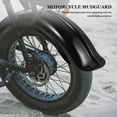 thumbnail image 2 of OULII 2Pcs Rear Wheel Mudguard Black Motorcycle Splash Guard Durable Mudguard Accessories, 2 of 8