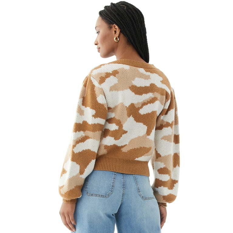 Walmart deals camo cardigan