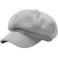 thumbnail image 6 of CoCopeaunts Octagonal Newsboy Cap for Women Autumn Winter Korean Fashion Beret Warm Painter Cap Retro British Style Unisex, 6 of 7