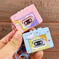 thumbnail image 6 of Retro Music Player Keychain Music Box with Decorative Designs Builts In Melodies for Relaxation Adventure Bag Charm, 6 of 9