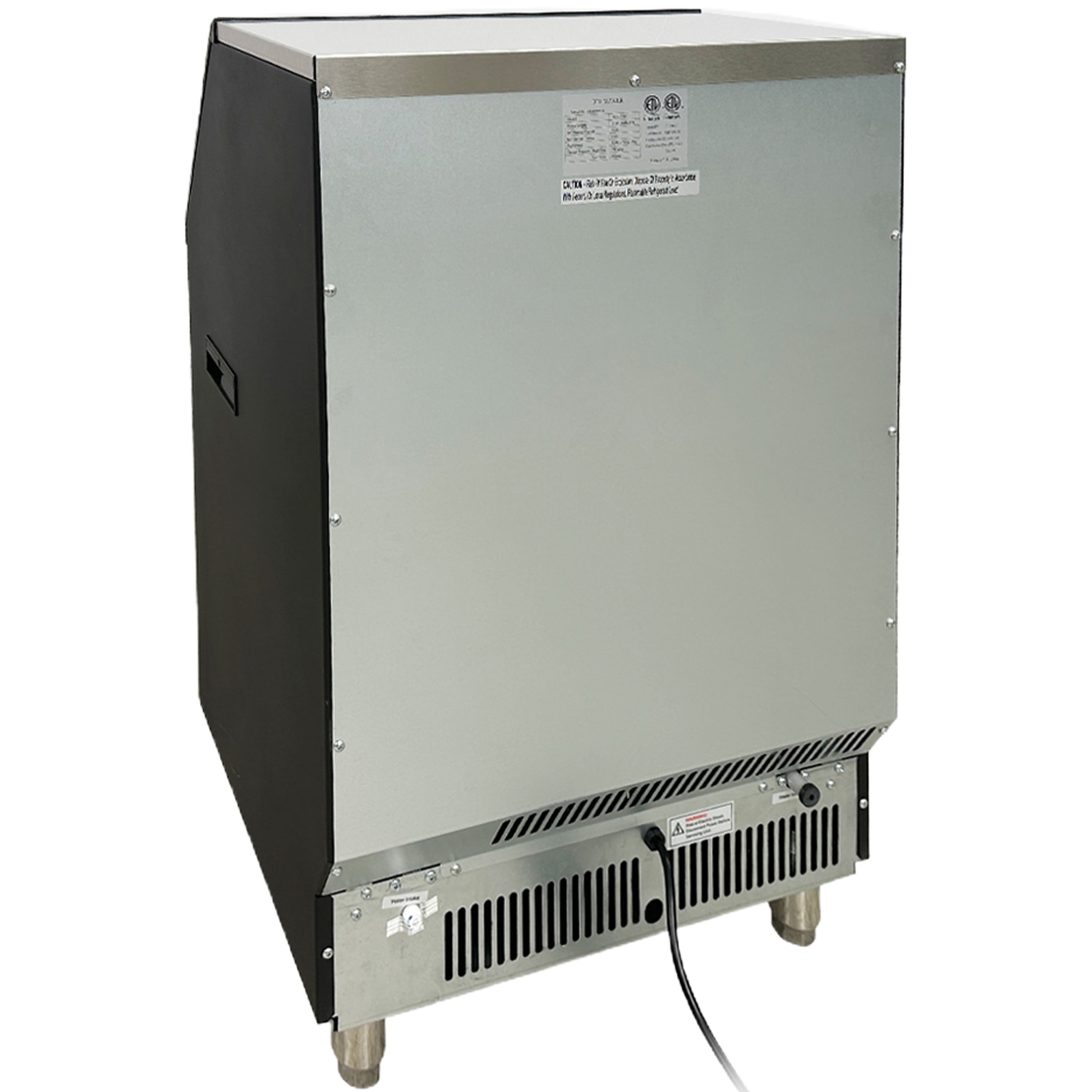 NSF Commercial Ice Maker 198lbs/24h, Commercial Ice Machine 55lbs Storage Bin, Under Counter Ice Maker Machine for Bar, Coffee Shop