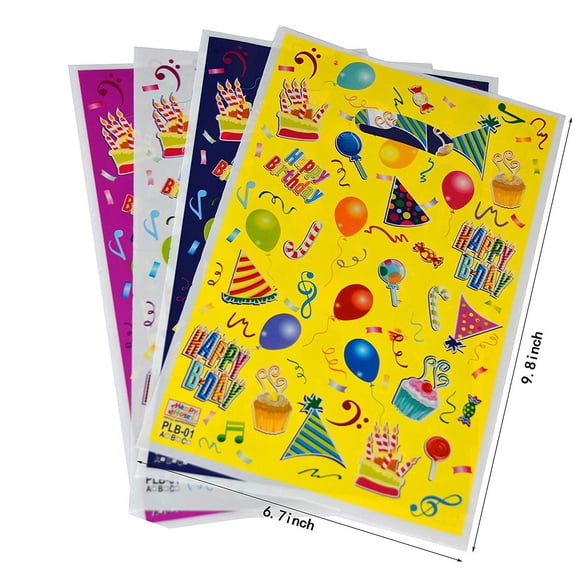 Bolsas de regalo de plástico Bolsas de dulces Son resistentes Bolsas de regalo de plástico variadas para fiestas (coloridas)