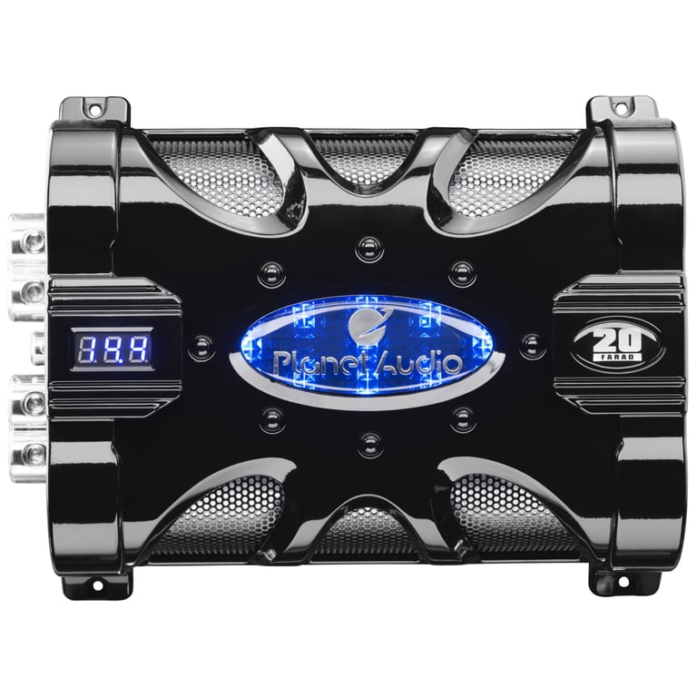Planet Audio PC20F 10 Farad Car Audio Capacitor with Digital