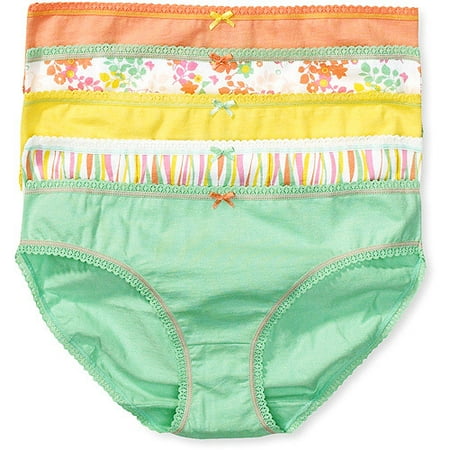 Secret Treasures - Stretch Cotton Bikini Panties, 5-Pack