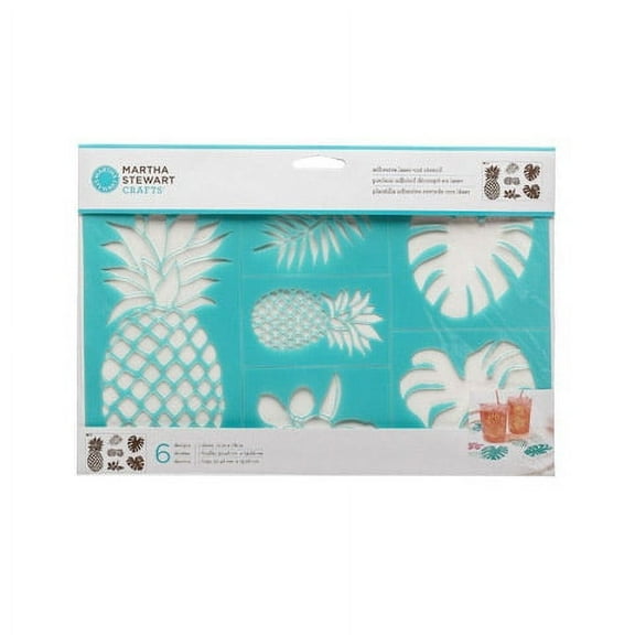 Martha Stewart Crafts Adhesive Laser-Cut Stencil: Pineapple