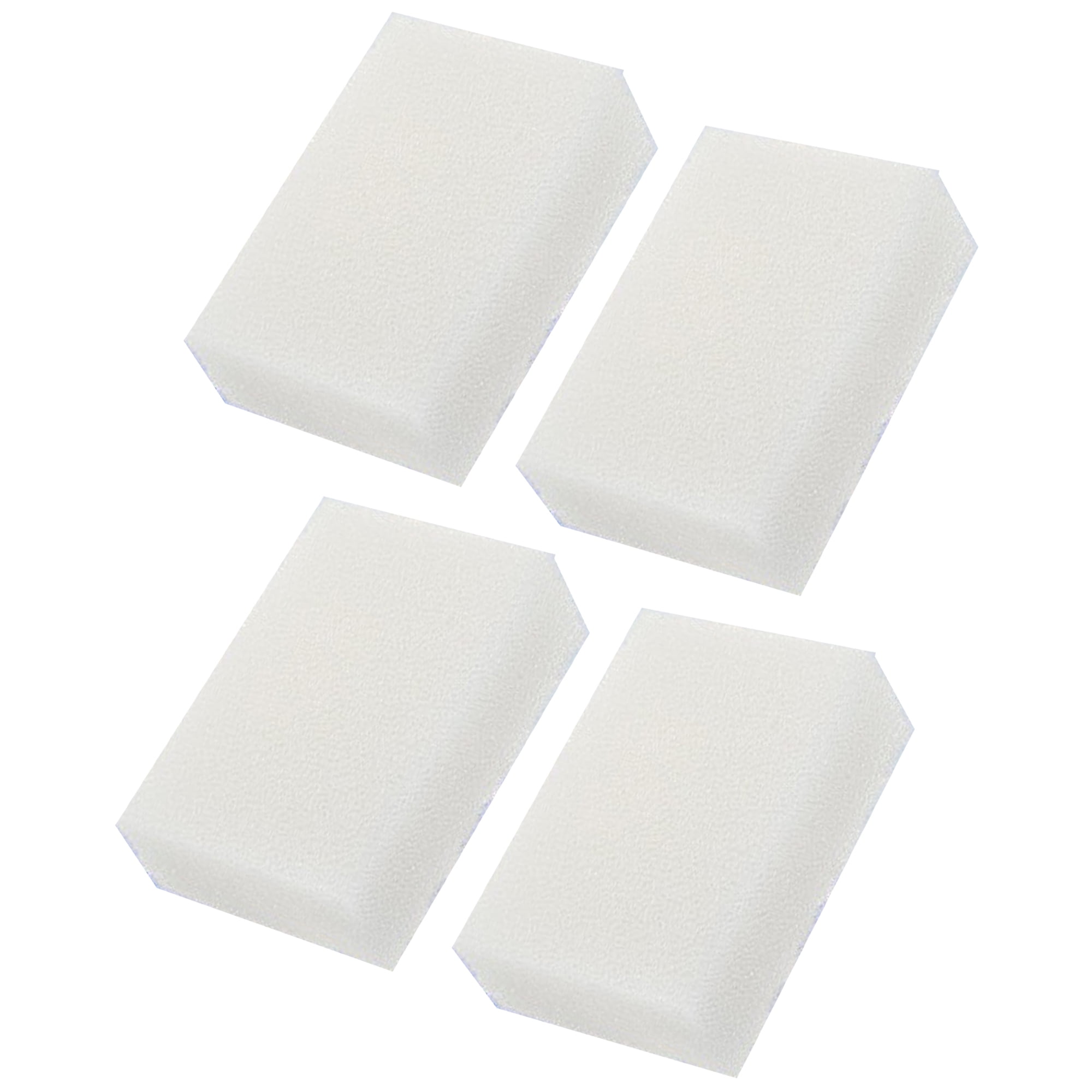 Qzbhct 10 Pcs Aquarium Bio Sponge White Foam Filter Pads for Aqua Clear 70 / 300 Filtration Systems