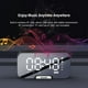 thumbnail image 3 of Reloj despertador Reloj despertador con superficie de espejo digital con altavoz BT y radio FM y pan, 3 of 9