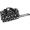 thumbnail image 2 of Rockland Luggage 22" Rolling Duffle Bag, New Black Dot, 2 of 3