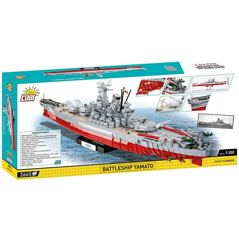 MHSCobi #4833 戦艦大和　ミリタリーブロック Amazon.com: Cobi toys 2665 Pcs Hc WWII /4833/ Battleship