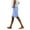 Light Blue, variant on snilers Women's Bermuda Shorts Loose Fitted with Pockets Knee Length for Yoga Casual Walking Exercise Shorts